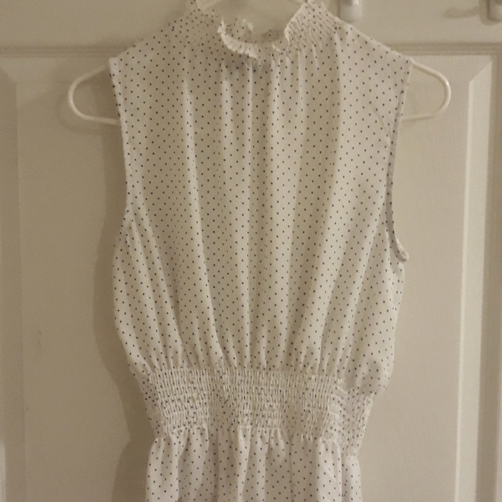 Slaves mock neck style dress blouse.